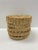 African Storage Basket With Lid Handwoven Lace Grass For Sale - Image 3 of 8