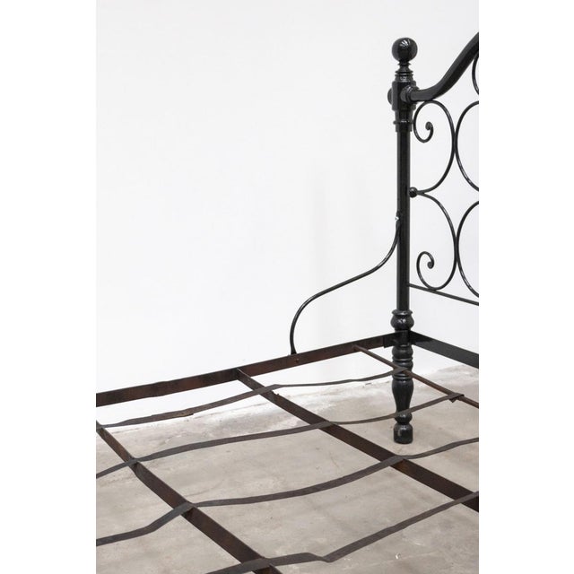 Mid 19th Century Wrought Iron Bed, France For Sale - Image 7 of 15