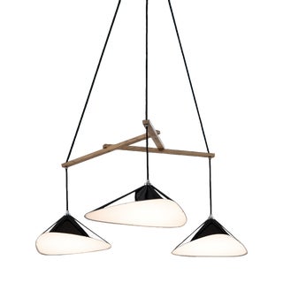 Emily Group of Three in High Gloss Paint Pendant Light from Moss Objects For Sale