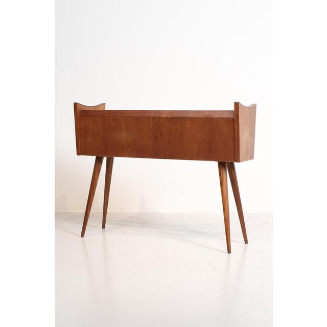 Brown Vintage Planter in Teak For Sale - Image 8 of 8