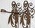Traditional Pair of Metal Candleholder Wall Sconces With Foliate and Scrolls For Sale - Image 3 of 7