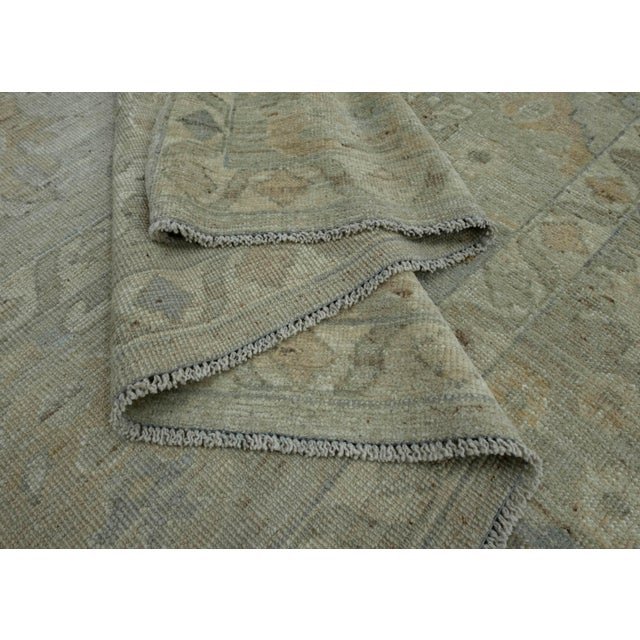 Textile Turkish Oushak Rug 9'2" x 11'11" #17652 For Sale - Image 7 of 8
