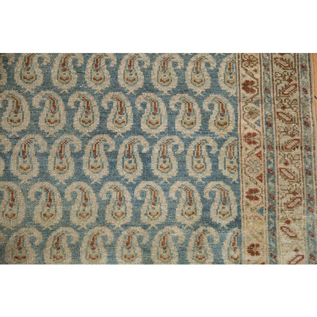 1930s Vintage Persian Hamadan Staggered Boteh Wool Rug Runner For Sale - Image 11 of 11