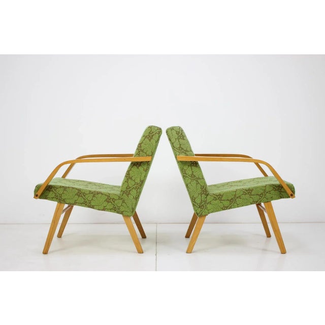 Vintage Czechoslovakian Armchair from TON For Sale - Image 4 of 11