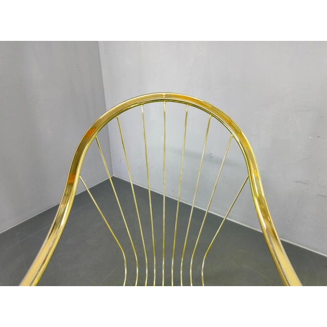 Brass Dining Chairs by Gastone Rinaldi for Rima, Italy, 1970s, Set of 5 For Sale - Image 13 of 18