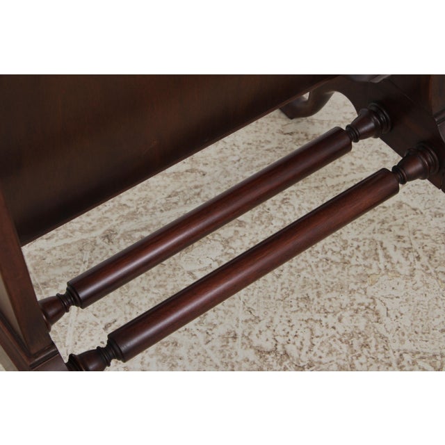 Henkel Harris Mahogany Cheval Standing Dressing Mirror For Sale - Image 15 of 16