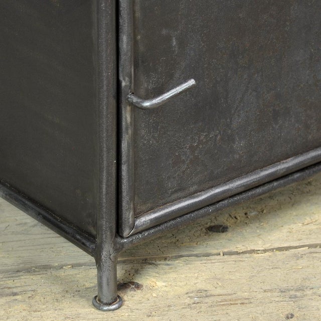Iron Bedside Tables, 1910s, Set of 2 For Sale - Image 9 of 12