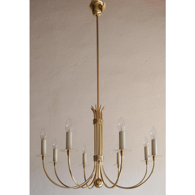Italian Mid-Century Chandelier by Guglielmo Ulrich, 1945s For Sale - Image 13 of 16