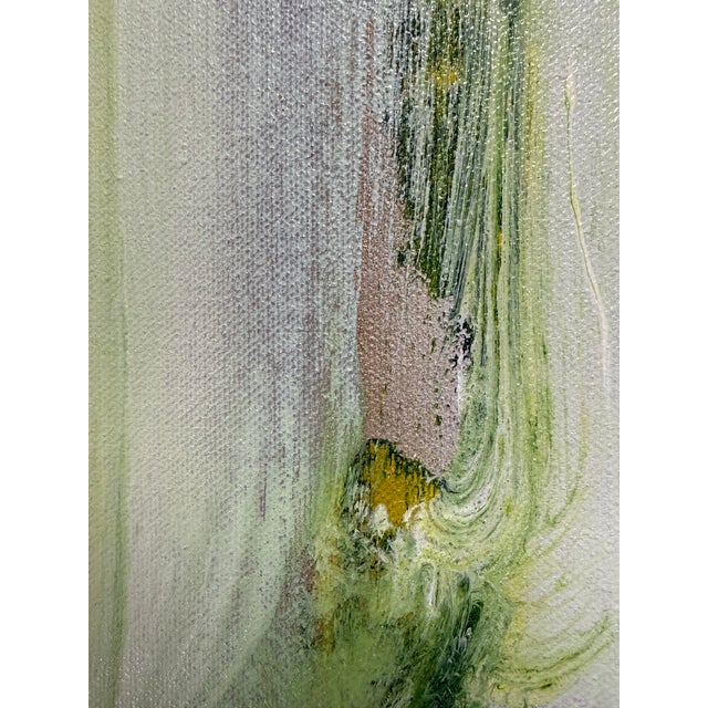 Textile Ashton III Framed "Cable Car 1979" Oil on Canvas, Vintage For Sale - Image 7 of 12