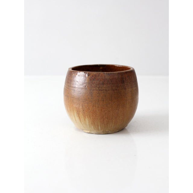 Contemporary Vintage Handmade Studio Pottery Bowl For Sale - Image 3 of 8
