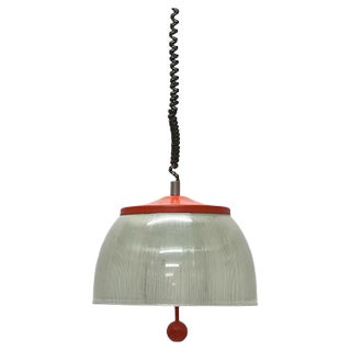 Mid-Century Modern Italian Adjustable Pendant Lamp, 1960s For Sale