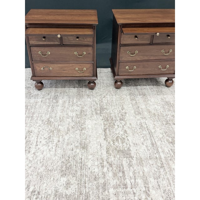 Lexington Furniture Bob Timberlake for Lexington Cherry Nightstands — Pair For Sale - Image 4 of 5