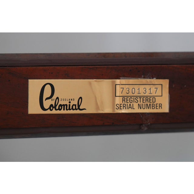 Colonial Mahogany 5 Tube Grandfather Clock For Sale - Image 16 of 18