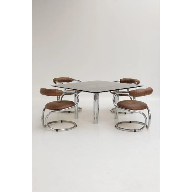 Andre Dining Table by Afra and Tobia Scarpa for Knoll International, 1980s For Sale - Image 6 of 9