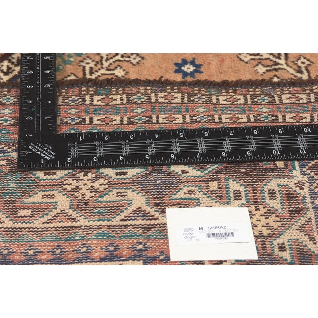 Mid 20th Century Vintage Persian Shiraz Rug - 06'05 X 10'05 For Sale In Dallas - Image 6 of 9