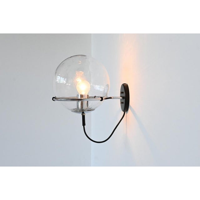 Metal Raindrop Sconces by Frank Ligtelijn for Raak, Netherlands, 1970s, Set of 2 For Sale - Image 7 of 18