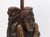 Large Bronzed and Pottery Figurative Table Lamp, 1970s For Sale - Image 4 of 13