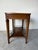 Vintage French Louis XVI Style Mahogany Console Table With White Marble Top, Pull-Out Drawer & Brass Gallery Shelf For Sale - Image 10 of 12
