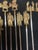 Mid 20th Century Mid 20th Century One Set of 18 Vintage Brass Turkish BBQ Skewers For Sale - Image 5 of 11