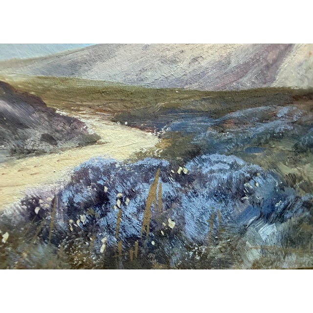 English Coastal Scene in Gouache by Listed Artist H W Hicks. Early 20th Century For Sale - Image 4 of 7