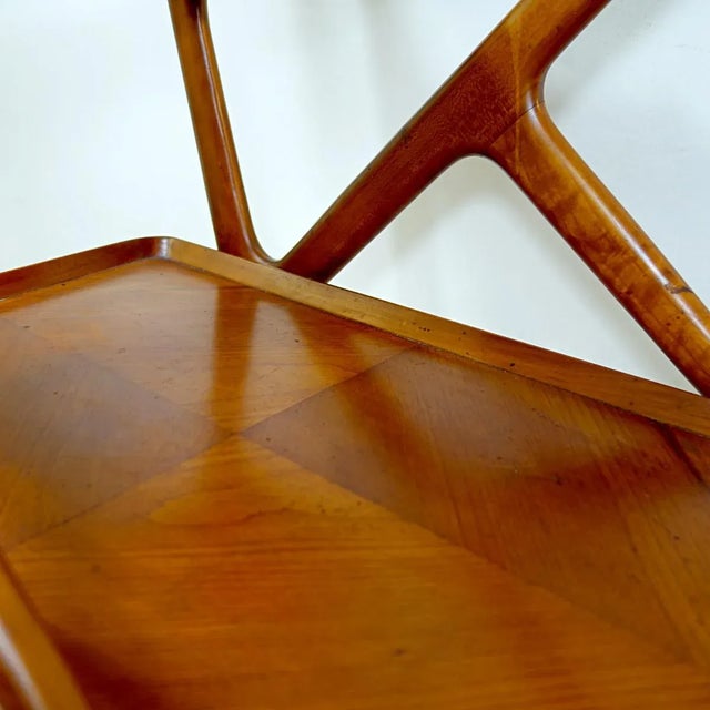 1950s Mid-Century Wooden Tea Trolley by Cesare Lacca for Cassina, 1950s For Sale - Image 5 of 9