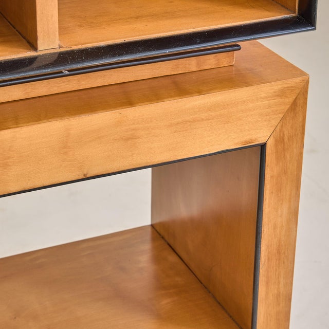 Italian Two-Tier Wood Cabinet Attributed to Paolo Buffa, 1940s For Sale - Image 10 of 13