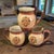 The Italian Tuscan Landscape by Pamela Gladding Three Mugs is a set of three ceramic mugs featuring a colorful Tuscan...