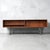 Ib Kofod-Larsen 1950s Danish Modern Teak Display Console by Ib Kofod-Larsen Finished Back For Sale - Image 4 of 13