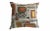 1960's Linen Abstract Pillow For Sale - Image 4 of 4