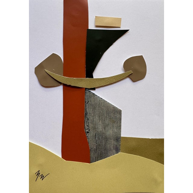 Paper "Pop Music 19" Original Mixed-Media Collage on Paper by Zac Woodiel For Sale - Image 7 of 9