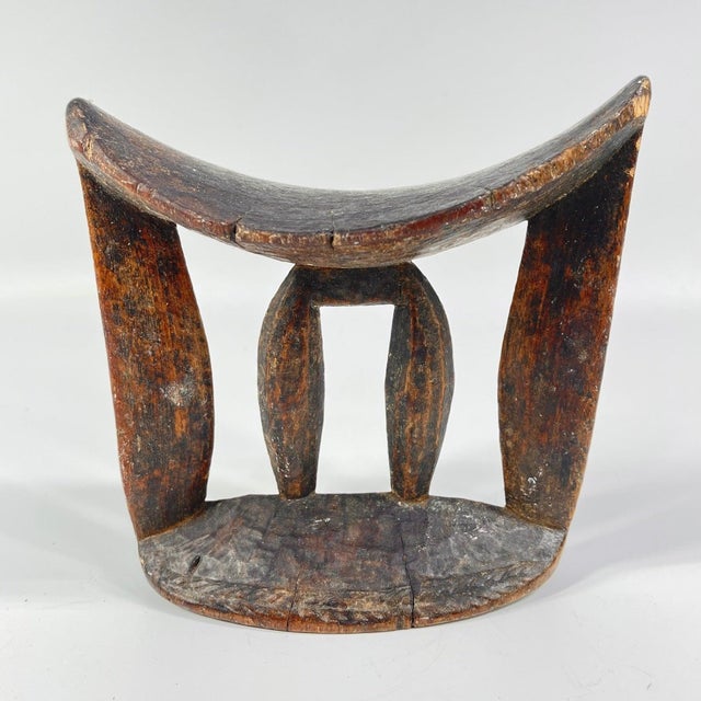 Early 20th Century Wooden Headrest Ethiopia For Sale In Denver - Image 6 of 9