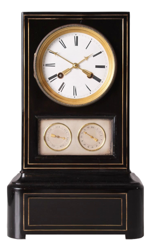 Mantel Clock with Calendar, 1850s