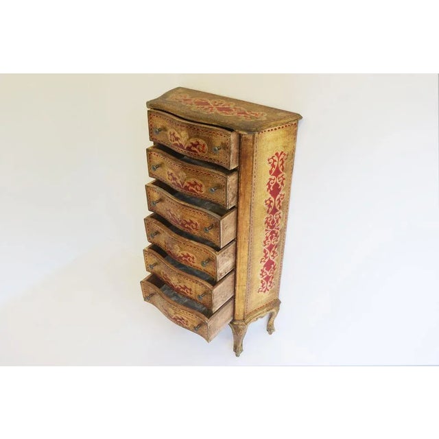 1950s Tall Italian Renaissance Chest of Drawers, 1950 For Sale - Image 5 of 11