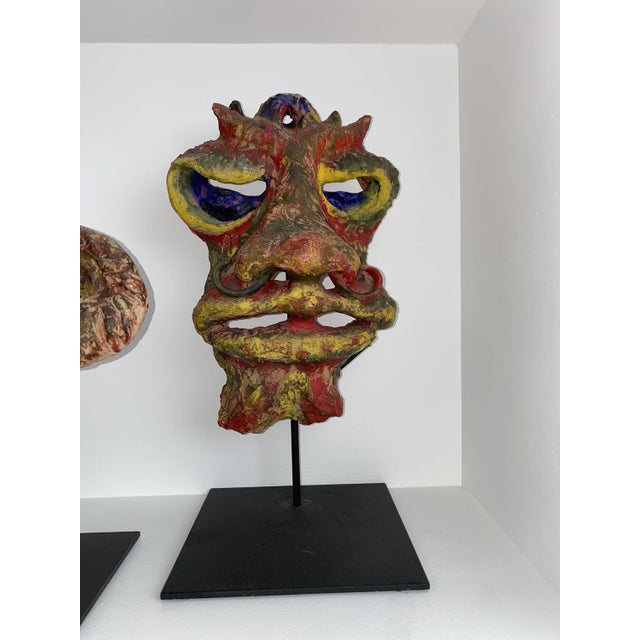 Art Brut Terracota Sculptures by Angelo Méani, Set of 3 For Sale - Image 4 of 9