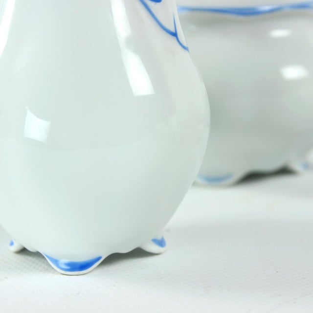 Tea / Coffee Porcelain Set by Pirkenhammer Brezova, 1950s, Set of 13 For Sale - Image 13 of 15