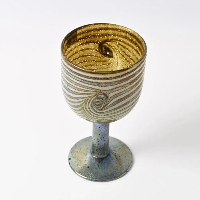1980s Glass Goblet by Oiva Toikka for Nuutajärvi Netsjö, 1970s For Sale - Image 5 of 10