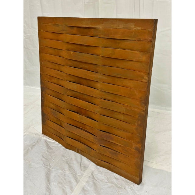 John Baughman Weave Series Wall Sculpture Brutalist Wood Art Panel 2010 For Sale In Los Angeles - Image 6 of 18