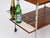Serving Bar Cart with Drawers in Rosewood and Chrome by George Coslin, Italy, 1950s For Sale - Image 14 of 15