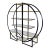 Large Hollywood Regency Circular Etegere Vitrine After Milo Baughman For Sale