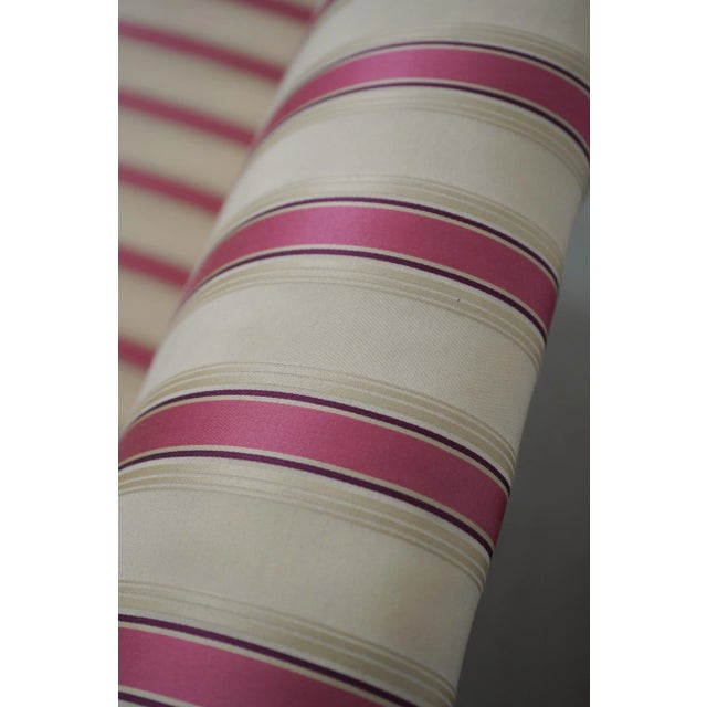 Vintage Upholstered Georgian Style Rolled Arm 6 Leg Loveseat For Sale - Image 14 of 18