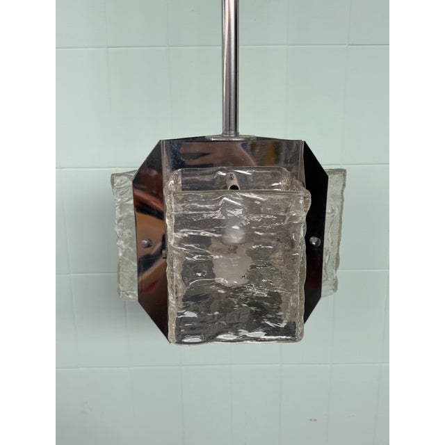 Vintage Austrian Pendant Lamp attributed to J.T. Kalmar, 1970s For Sale - Image 18 of 18