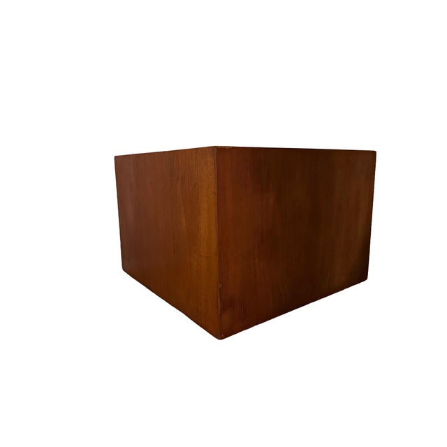 This table is inline for its vintage condition, displaying minor surface scuffs and gentle signs of age that serve as a...