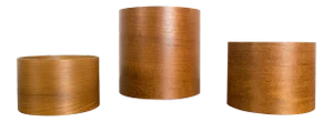 Japanese Modern Teak Nesting Containers