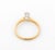 Late 20th Century 14k Yellow Gold, White Gold, & Diamond Solitaire Ring For Sale - Image 5 of 6