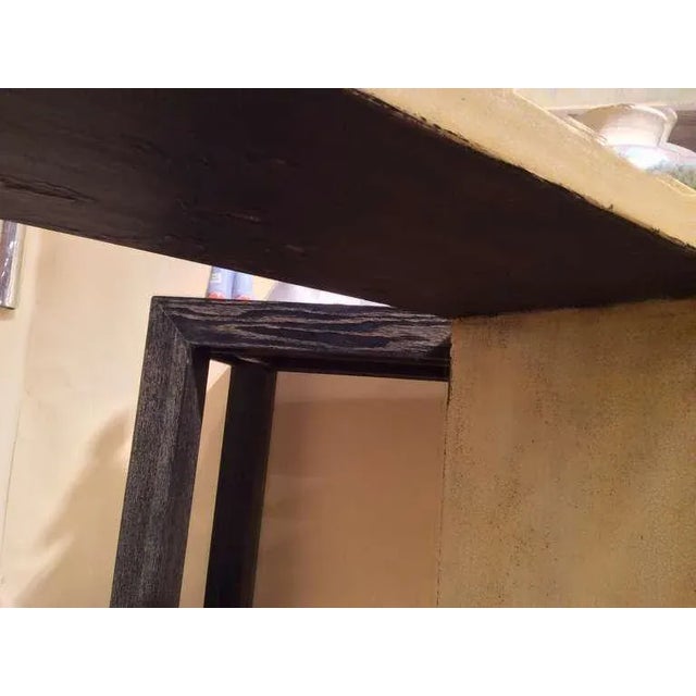 Modern Crackle Glaze Console For Sale - Image 3 of 9