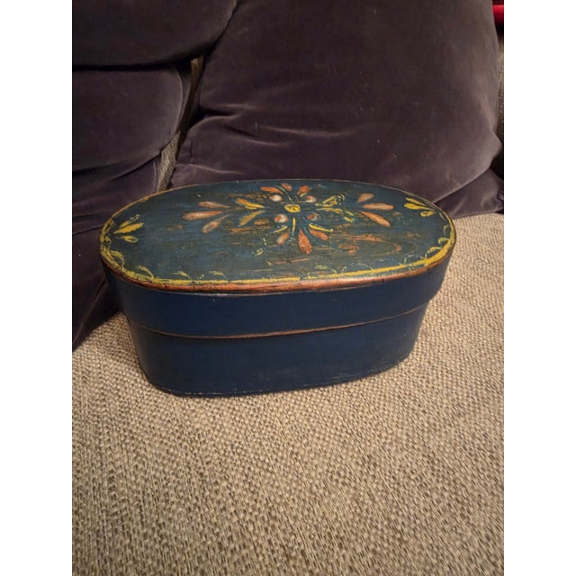Folk Art 19th Century European Art Bentwood Pantry Box For Sale - Image 3 of 10