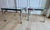 Pair of 1970s Maison Jansen / Mastercraft Style Chrome and Brass Side Tables With Beveled Glass For Sale In Chicago - Image 6 of 10
