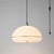 Mid-Century Modern Morelli Brass Pendant Light Swag Kit by Nova of California - White Lucite Shade, Weathered Brass Steel, Living Room Lamp For Sale - Image 3 of 5