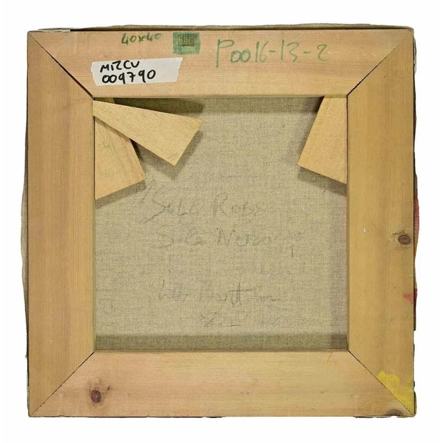 Lillo Bartoloni, Red Only on the Cloud, Oil on Canvas, 1982 For Sale - Image 3 of 4