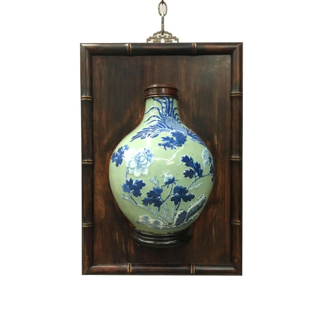 Chinese Ching Dynasty 19 Century Vase Hanging Panel For Sale In New York - Image 6 of 6